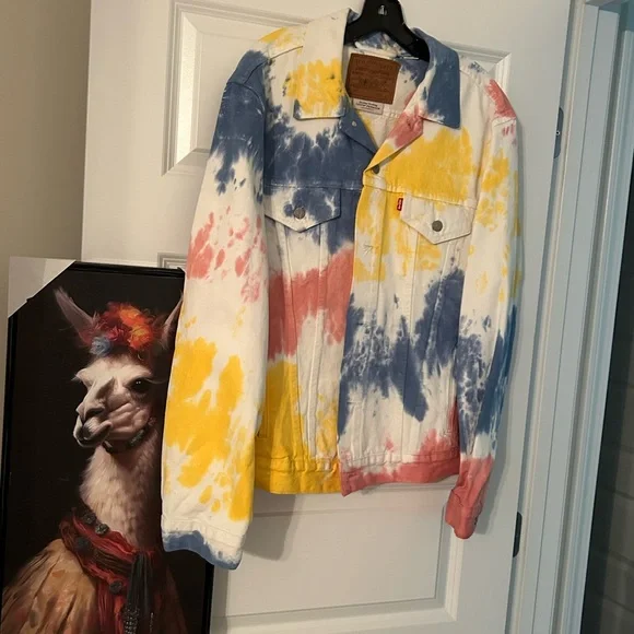 LEVI NWOT Tye Dyed Jacket Men’s - Unisex - Picture 10 of 10